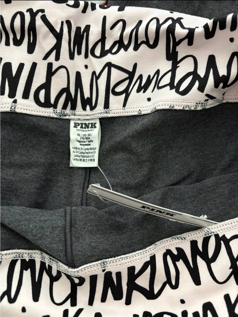 PINK Victoria's Secret all day fold over Flared Leggings - Picture 6 of 7